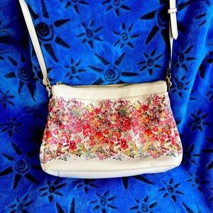 Elliot Lucca Floral Crossbody Purse Bag